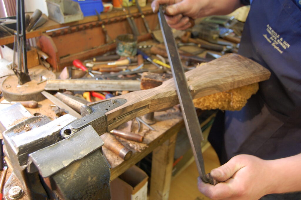 Tool Restocking Restocking in process - A.W.Rule and Son Gun Makers Ltd
