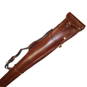Teales Premier Leather Gun Slip Buckle Flap 30 Inch Dark Harness Brown 