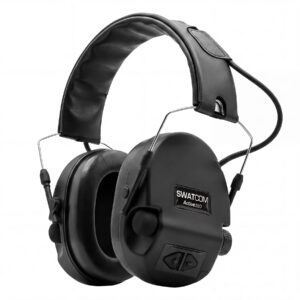 SWATCOM Active360 Electronic Ear Defenders - Black