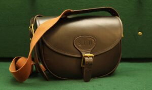Pre- Owned Croots Best Leather Cartridge Bag & 30" Flap & Buckle Gun Slip