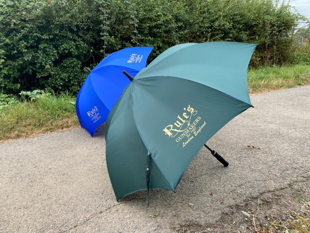 Rule's Gunmakers Branded Umbrella A.W.Rule and Son Gun Makers Ltd